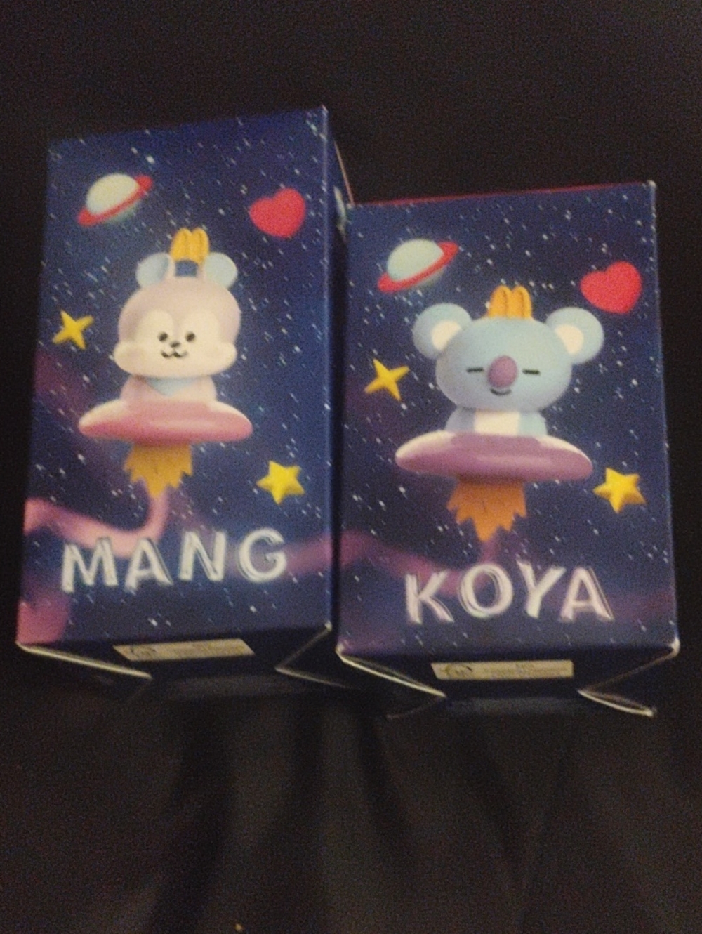 KOYA & MANG Kids Toy Figures — Blue and Pink Collectible BTS Set✨🩷